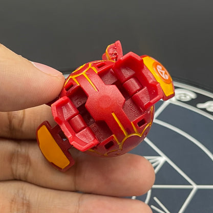 Pyrus Fourtress B2 Bakugan Battle Brawlers Paint Applied To Specific Parts Only