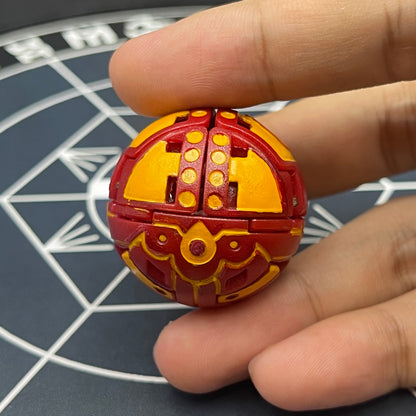 Pyrus Fourtress B2 Bakugan Battle Brawlers Paint Applied To Specific Parts Only