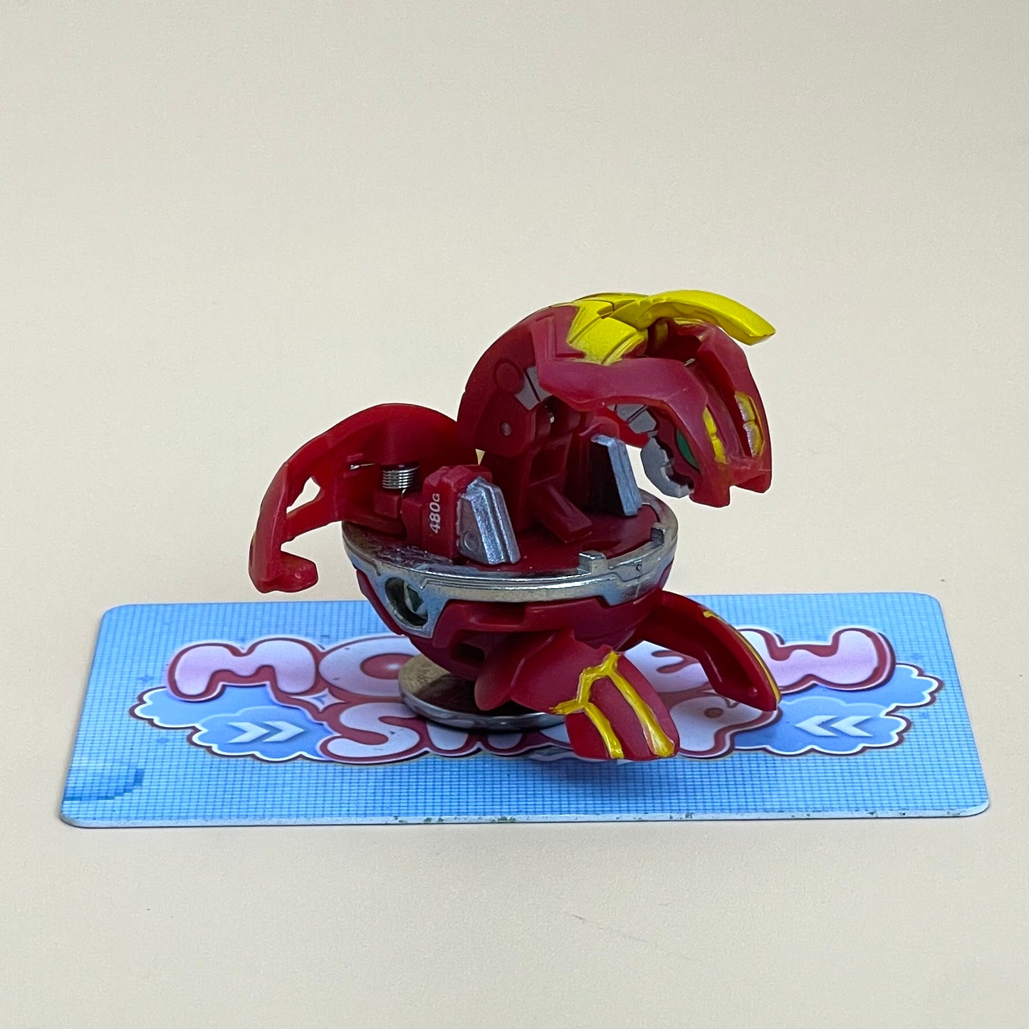 Bakugan Delta Dragonoid B2 Pyrus | Custom Made Painted Inspired By an Anime | Toy Bakugan Battle Brawlers