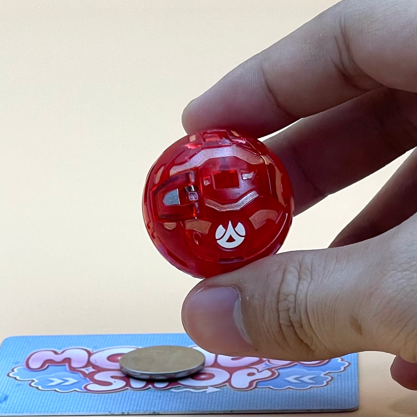 Bakugan Dual Hydranoid B2 Pyrus Translucent | Toy Bakugan Battle Brawlers