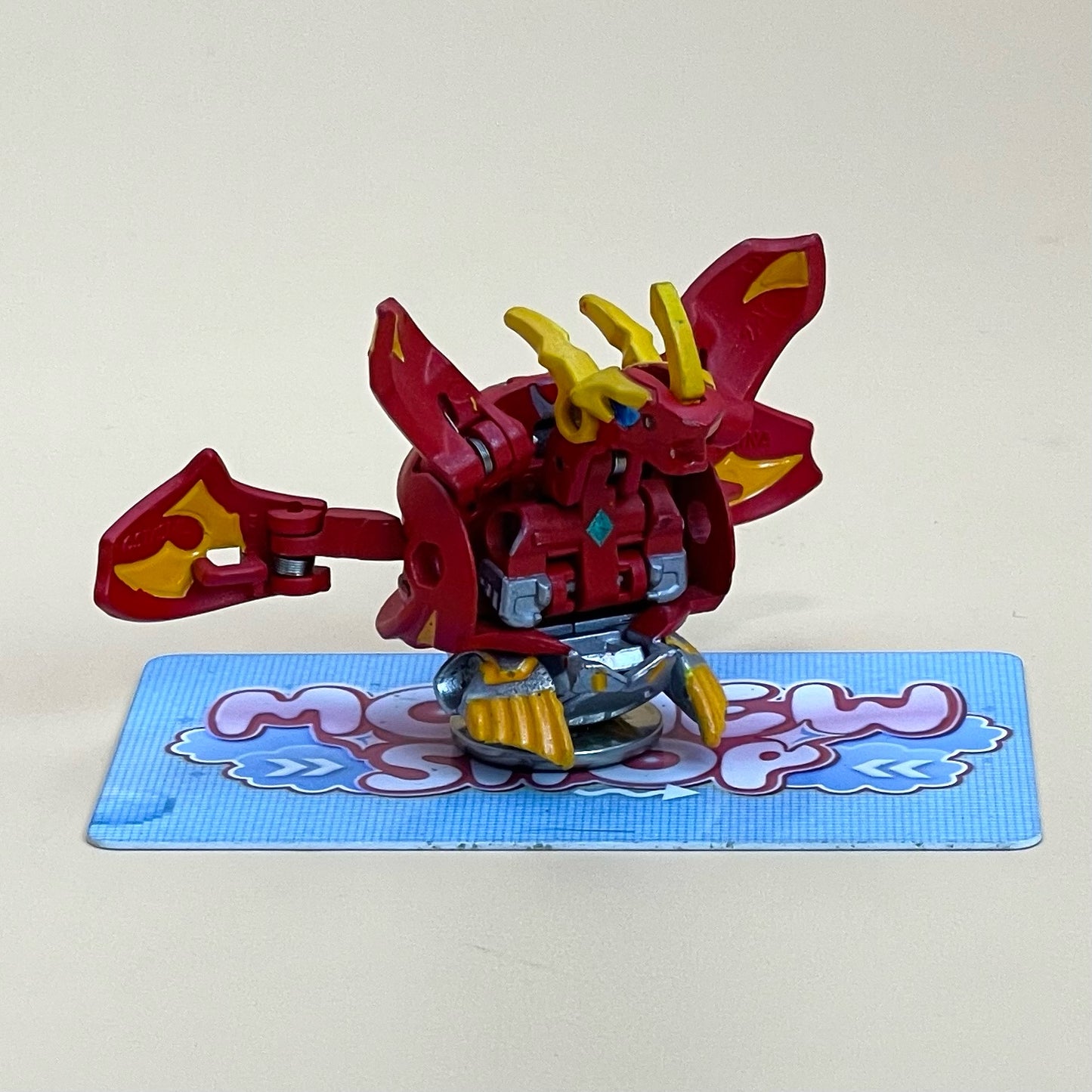 Bakugan Mercury Dragonoid B2 Pyrus | Repainted To Match The Anime Colors