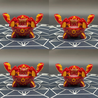 Pyrus Fourtress B2 Bakugan Battle Brawlers Paint Applied To Specific Parts Only