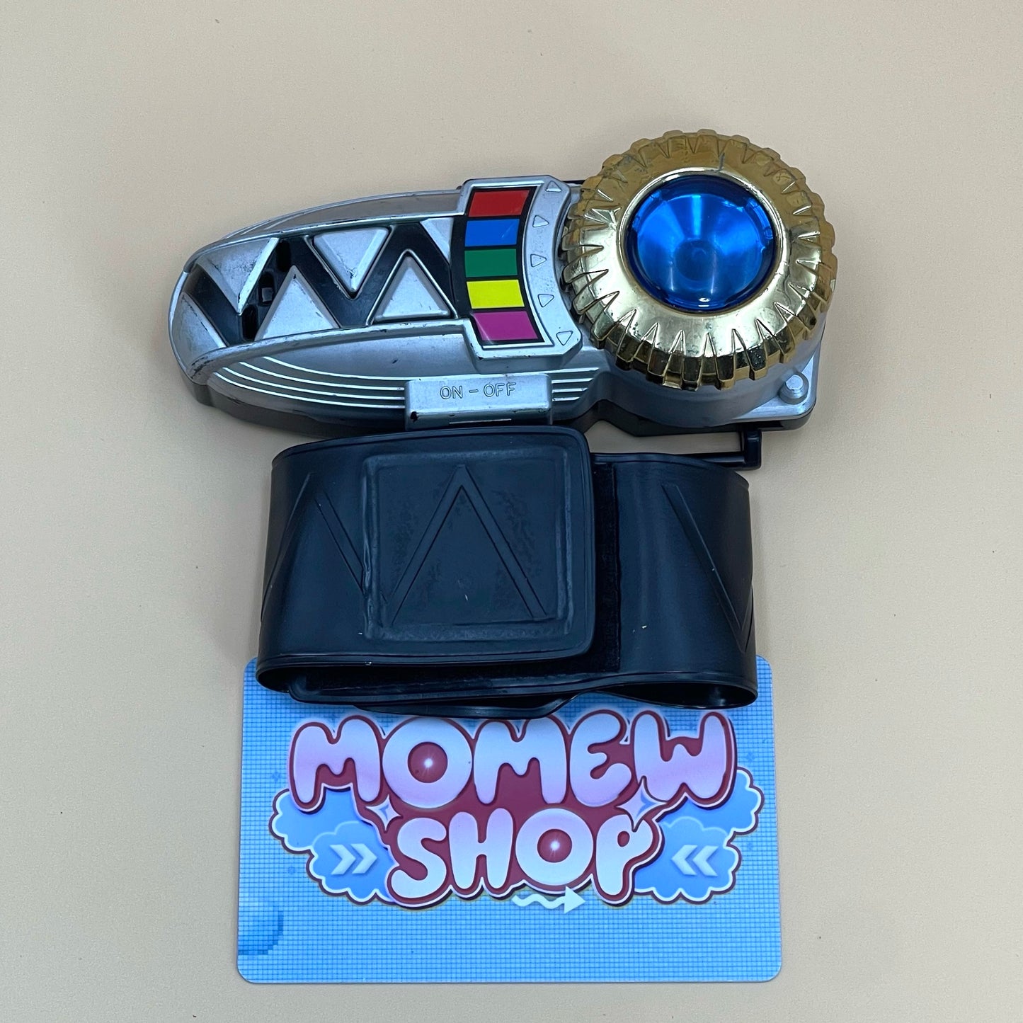 DX Ginga Brace  & Transmorpher from Power Rangers Lost Galaxy 1999 also known as DX Change from Super Sentai Gingaman 1998, vintage DX Morpher roleplay collectible for Galaxy Rangers fans.