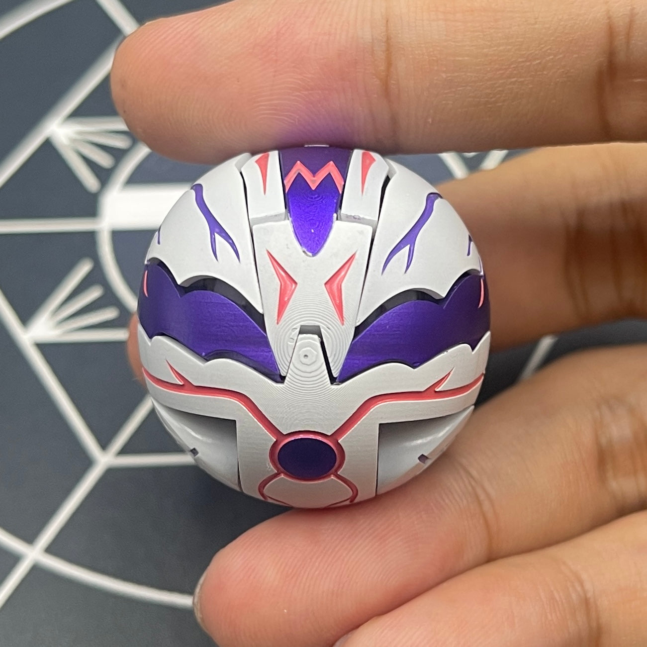 Silent Naga B2 Ver.Anime Bakugan Battle Brawlers Custom 3D Printed