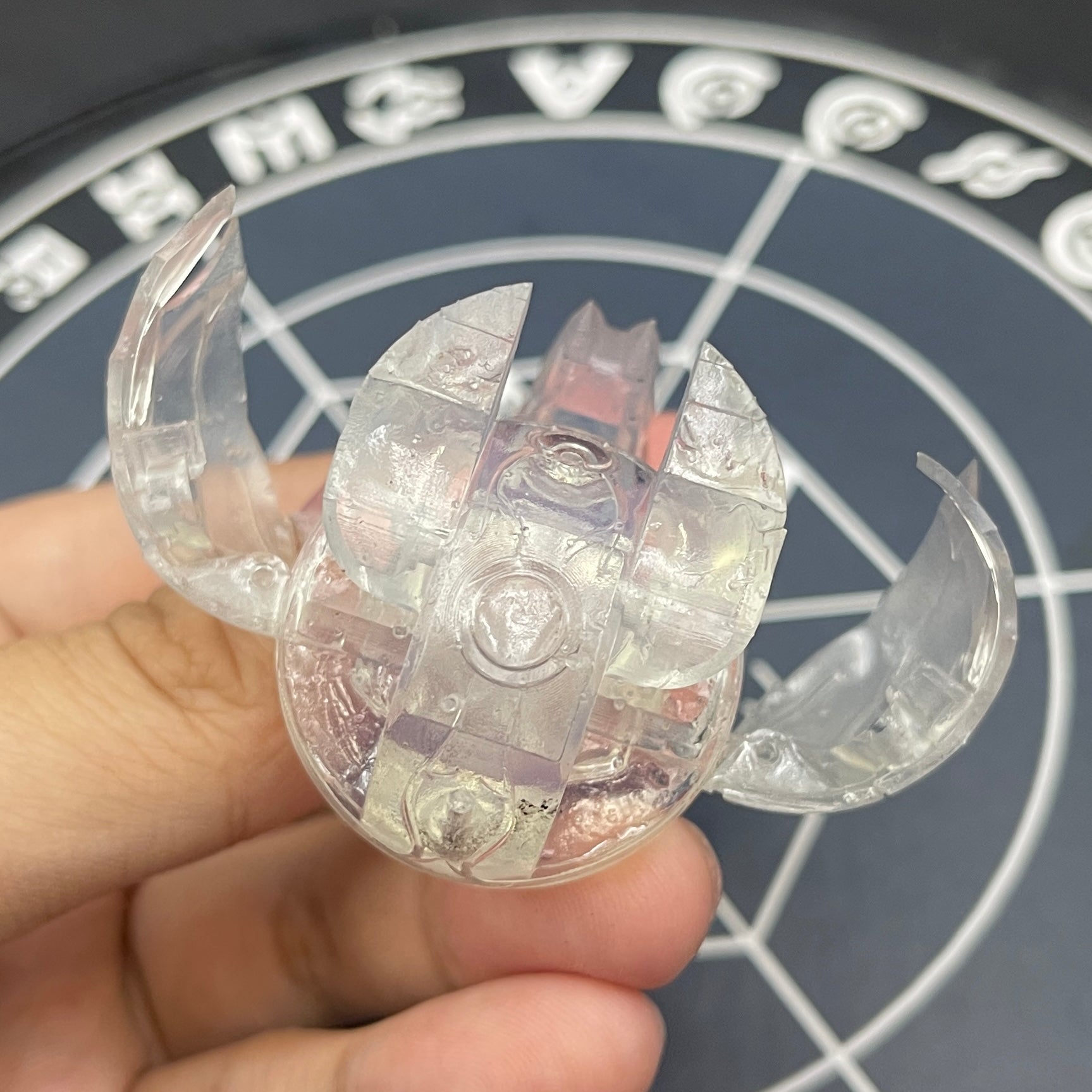Silent Naga B2 Ver. Clear Color Bakugan Battle Brawlers Custom 3D Printed Non-articulated Model