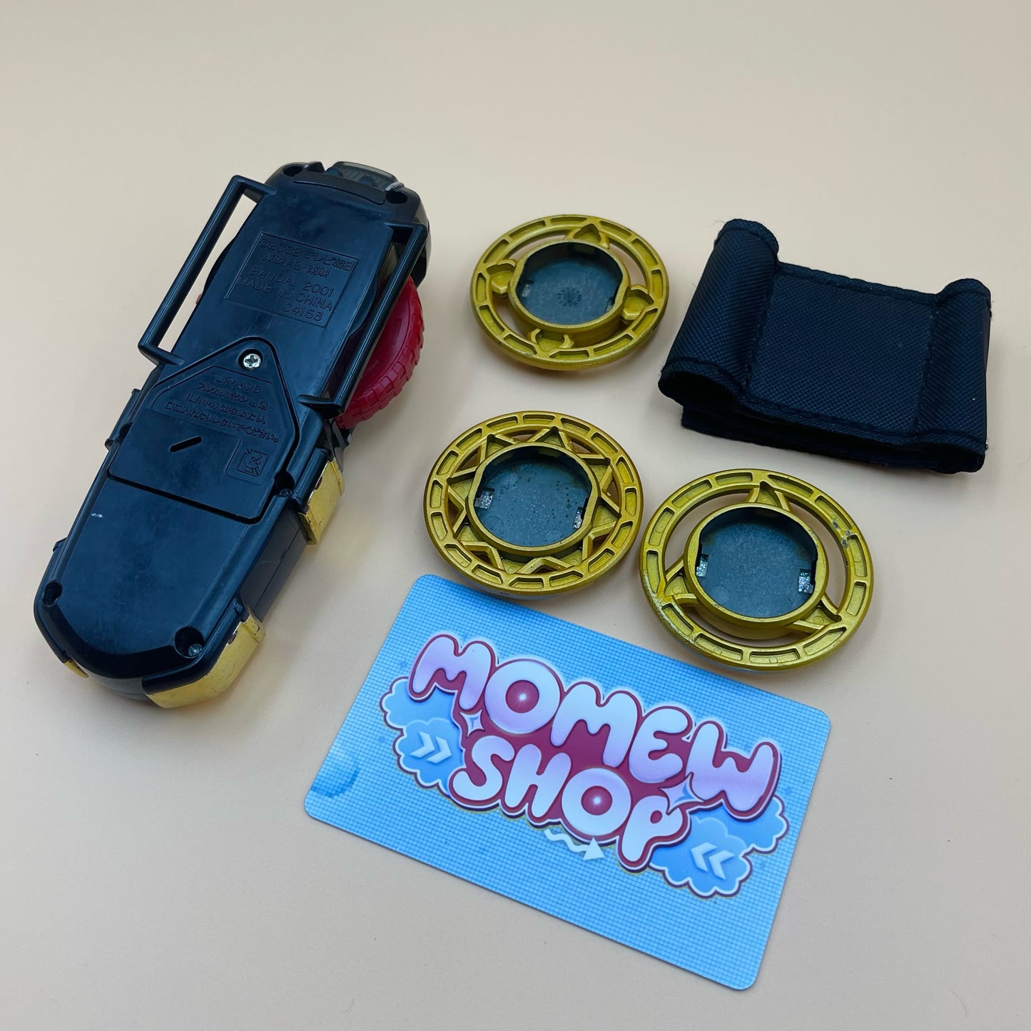 DX Wind Morpher and DX Hurricane Gyro from Power Rangers Ninja Storm 2003, also known as DX Change from Super Sentai Hurricaneger 2002, vintage DX Morpher roleplay collectible for Wind Rangers fans.