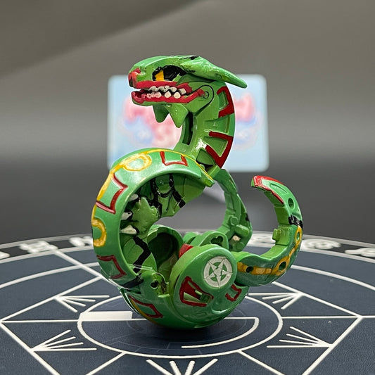 Rayquaza Pokemon B2 Custom Painted Bakugan Toy