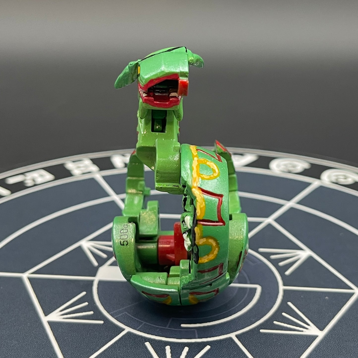 Rayquaza Pokemon B2 Custom Painted Bakugan Toy