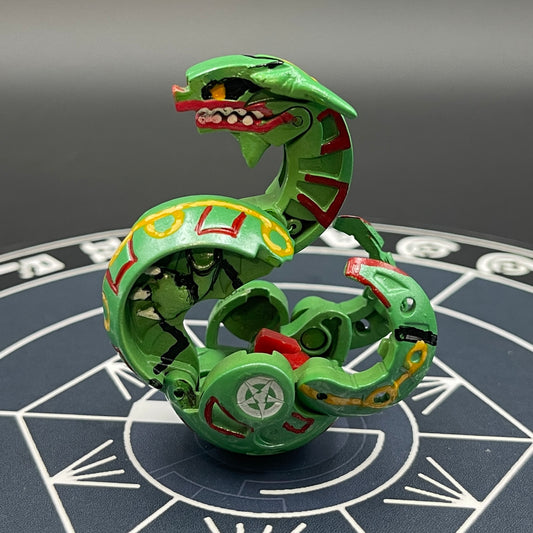 Rayquaza Pokemon B2 Custom Painted Bakugan Toy
