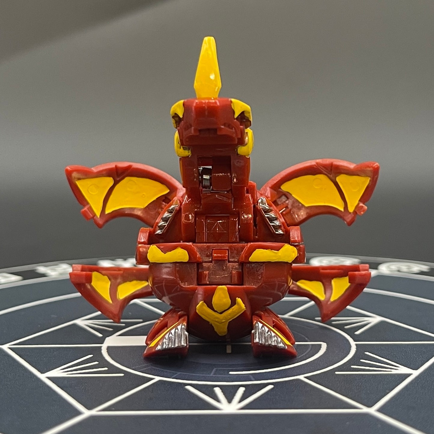 Cross Dragonoid B2 Pyrus Custom Painted | Bakugan New Vestroia