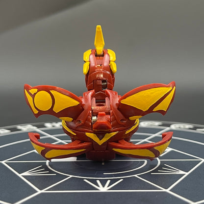 Cross Dragonoid B2 Pyrus Custom Painted | Bakugan New Vestroia