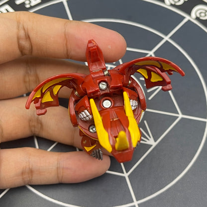 Cross Dragonoid B2 Pyrus Custom Painted | Bakugan New Vestroia