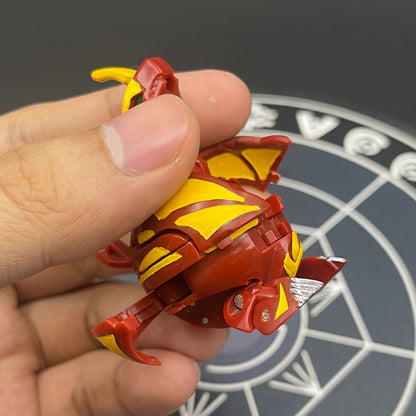Cross Dragonoid B2 Pyrus Custom Painted | Bakugan New Vestroia