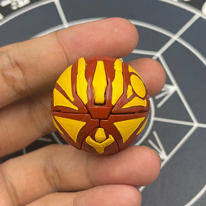 Cross Dragonoid B2 Pyrus Custom Painted | Bakugan New Vestroia