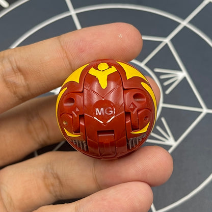 Cross Dragonoid B2 Pyrus Custom Painted | Bakugan New Vestroia