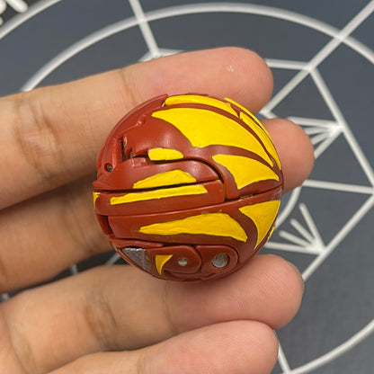 Cross Dragonoid B2 Pyrus Custom Painted | Bakugan New Vestroia