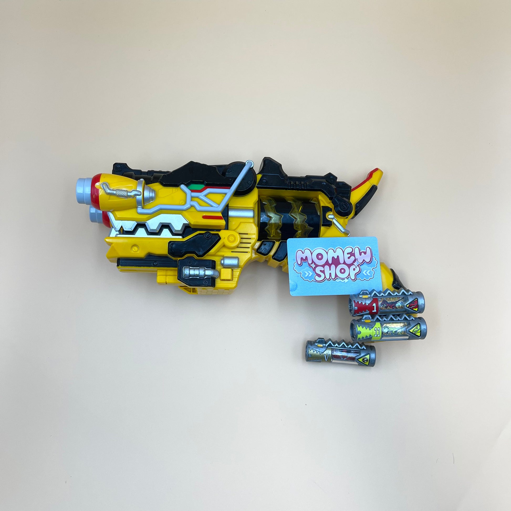 DX Gaburevolver & Dino Charge Morpher Morpher from Power Rangers Dino Charge 2015, also known as DX Change from Super Sentai Kyoryuger 2013, vintage DX Morpher roleplay collectible for Dino Charge Rangers fans.