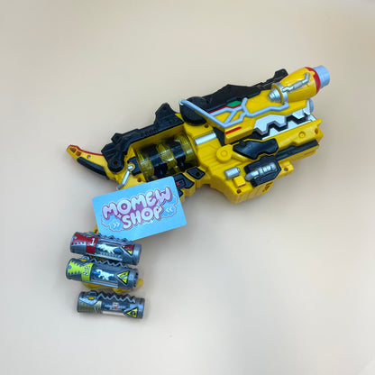 DX Gaburevolver & Dino Charge Morpher Morpher from Power Rangers Dino Charge 2015, also known as DX Change from Super Sentai Kyoryuger 2013, vintage DX Morpher roleplay collectible for Dino Charge Rangers fans.