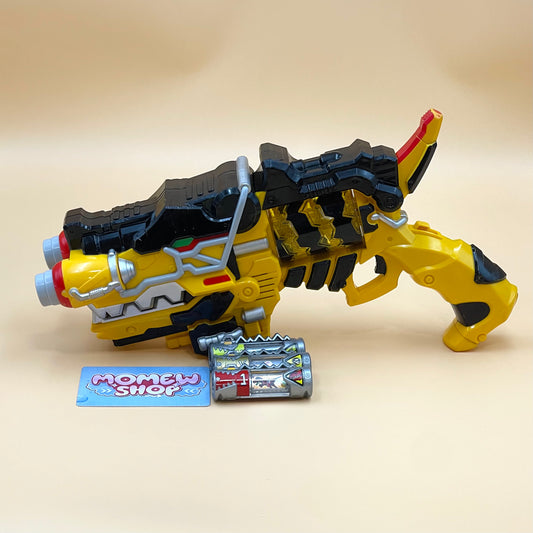 DX Gaburevolver & Dino Charge Morpher Morpher from Power Rangers Dino Charge 2015, also known as DX Change from Super Sentai Kyoryuger 2013, vintage DX Morpher roleplay collectible for Dino Charge Rangers fans.