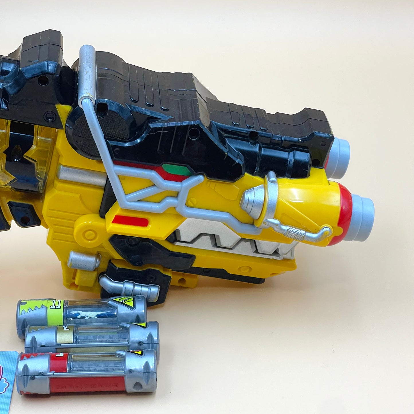 DX Gaburevolver & Dino Charge Morpher Morpher from Power Rangers Dino Charge 2015, also known as DX Change from Super Sentai Kyoryuger 2013, vintage DX Morpher roleplay collectible for Dino Charge Rangers fans.