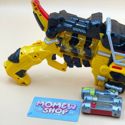 DX Gaburevolver & Dino Charge Morpher Morpher from Power Rangers Dino Charge 2015, also known as DX Change from Super Sentai Kyoryuger 2013, vintage DX Morpher roleplay collectible for Dino Charge Rangers fans.