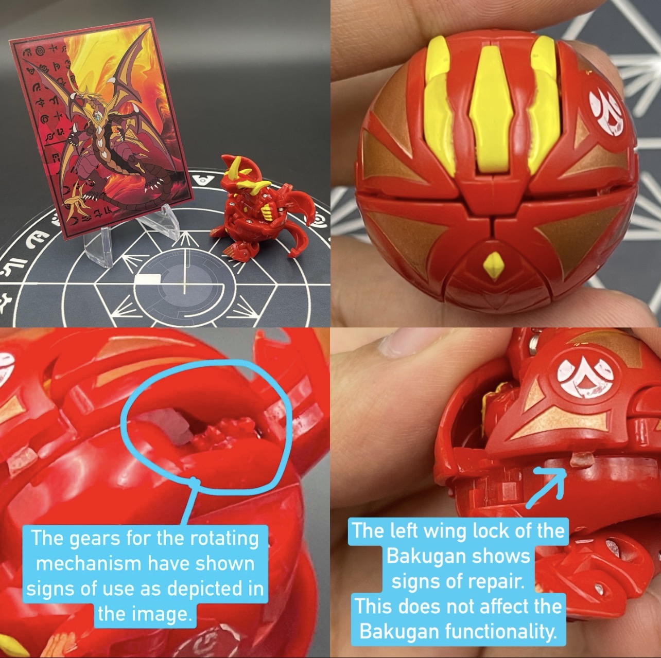 Cross Dragonoid B2 Pyrus (Anime Colors Japan) | Bakugan New Vestroia