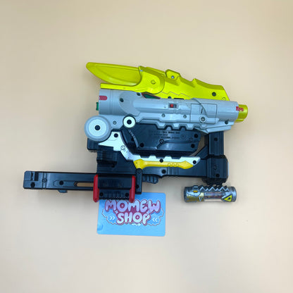 DX Gaburicalibur - Dino Saber from Power Rangers Dino Charge 2015, also known as DX Change from Super Sentai Kyoryuger 2013, vintage DX Morpher roleplay collectible for Dino Charge Rangers fans.