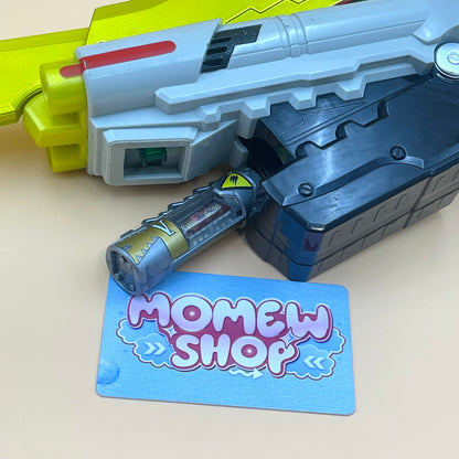 DX Gaburicalibur - Dino Saber from Power Rangers Dino Charge 2015, also known as DX Change from Super Sentai Kyoryuger 2013, vintage DX Morpher roleplay collectible for Dino Charge Rangers fans.