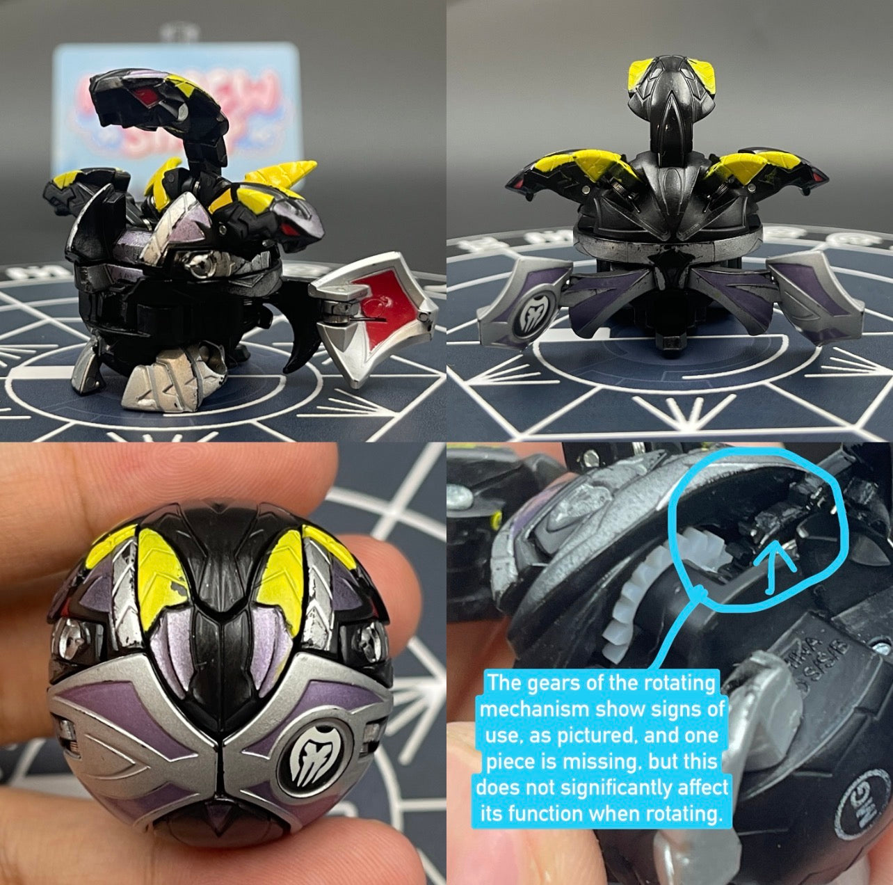 Knight Percival B2 Darkus | Bakugan New Vestroia