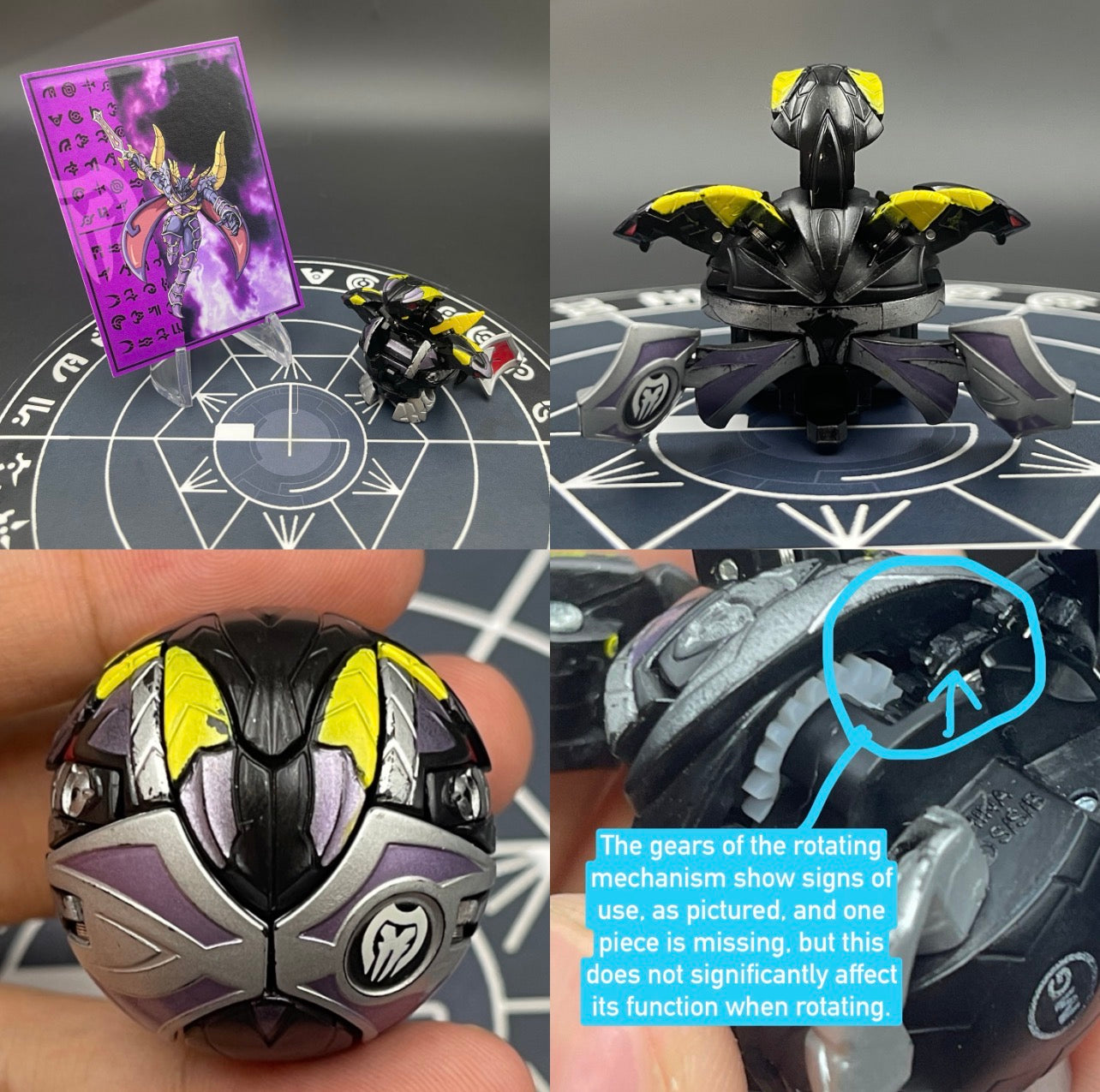 Knight Percival B2 Darkus | Bakugan New Vestroia