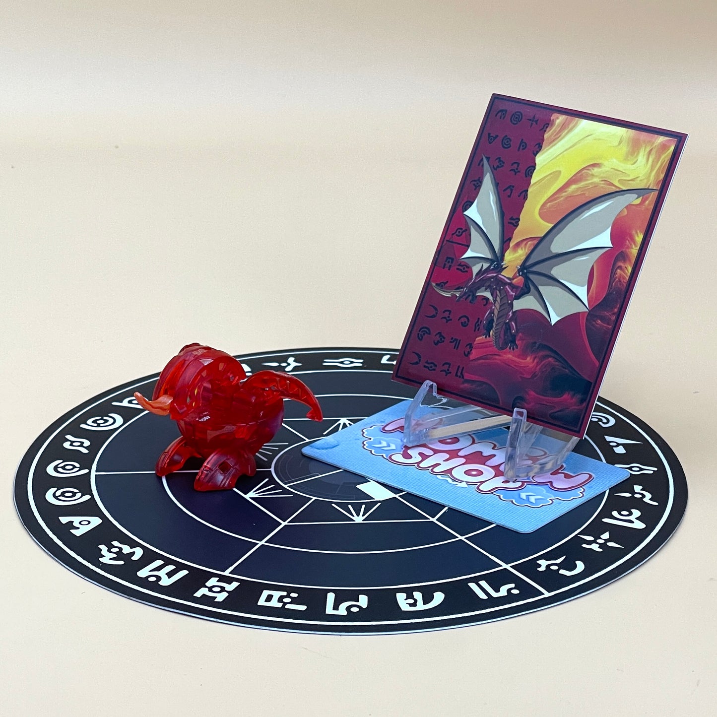 Bakugan Dragonoid Classic B2 Pyrus Translucent | Toy Bakugan Battle Brawlers