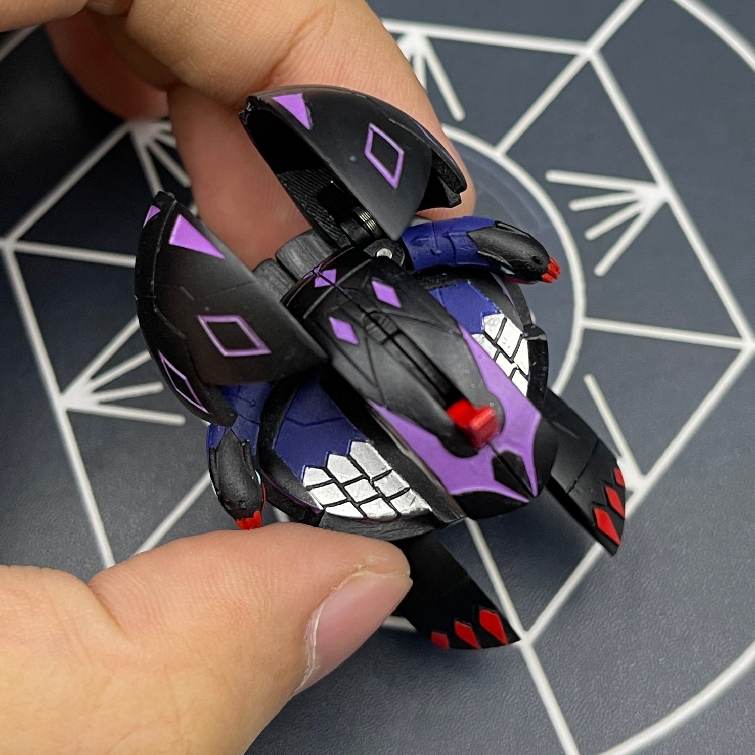 Darkus Alpha Hydranoid B2 Ver.Anime Bakugan Battle Brawlers Custom 3D Printed