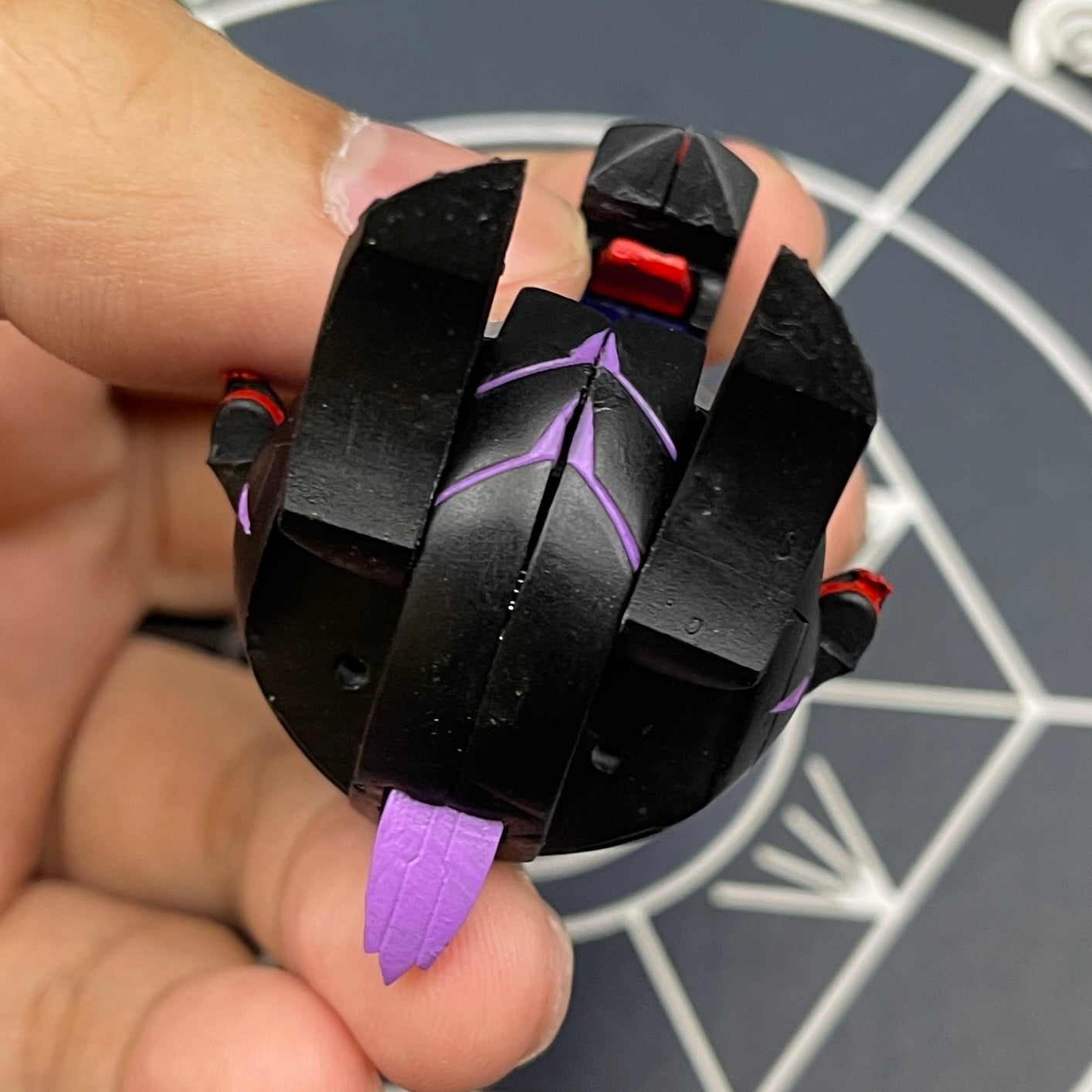 Darkus Alpha Hydranoid B2 Ver.Anime Bakugan Battle Brawlers Custom 3D Printed
