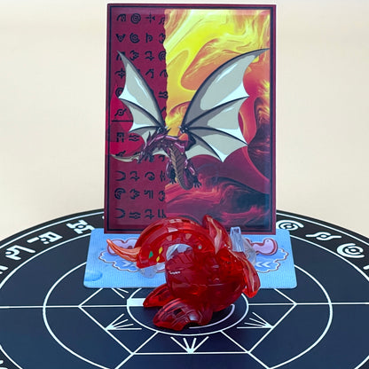Bakugan Dragonoid Classic B2 Pyrus Translucent | Toy Bakugan Battle Brawlers