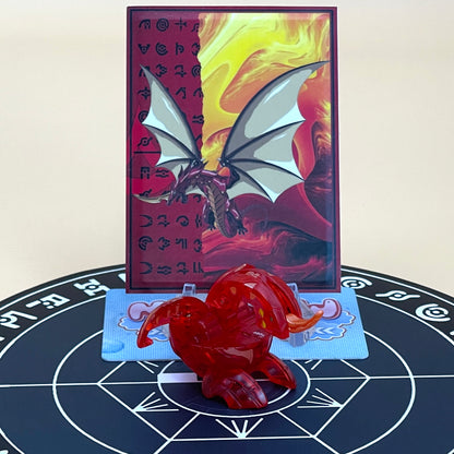 Bakugan Dragonoid Classic B2 Pyrus Translucent | Toy Bakugan Battle Brawlers