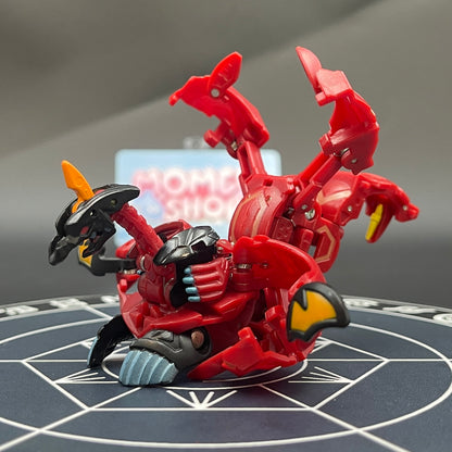 Pyrus Viper Helios B2 (Anime Colors Japan) & Pyrus Metalfencer Trap Bakugan New Vestroia