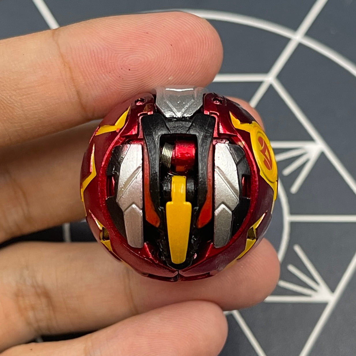 Viper Helios B2 Pyrus Custom Painted | Bakugan New Vestroia