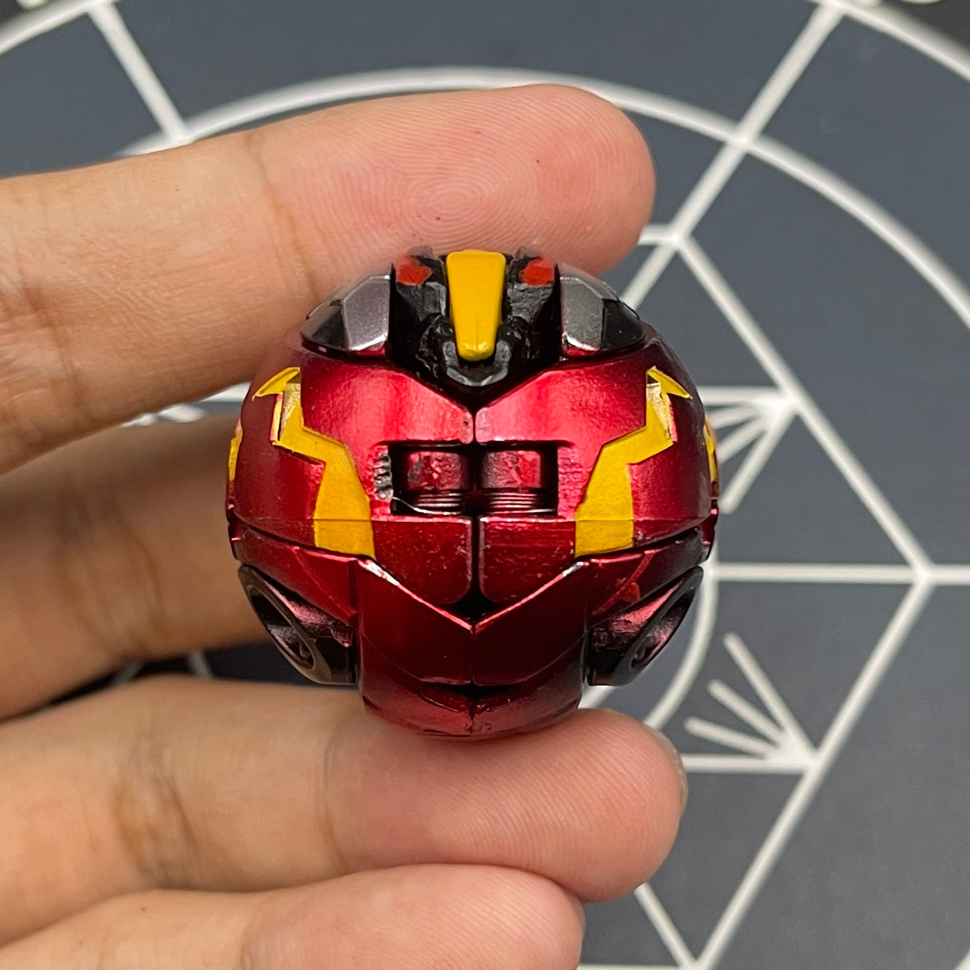 Viper Helios B2 Pyrus Custom Painted | Bakugan New Vestroia