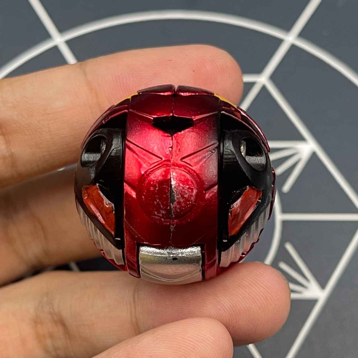 Viper Helios B2 Pyrus Custom Painted | Bakugan New Vestroia
