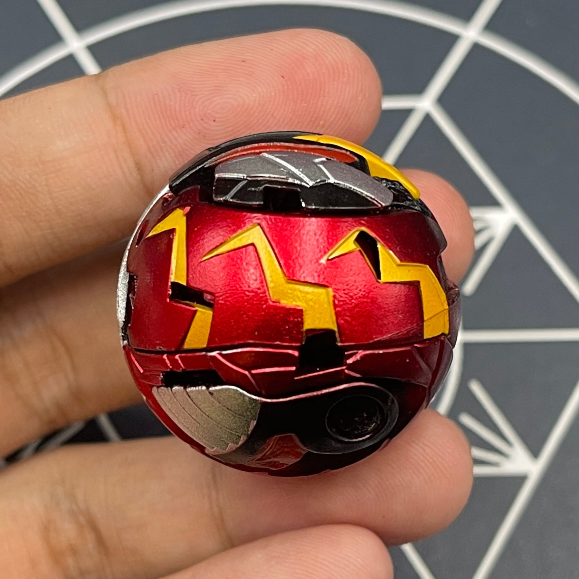 Viper Helios B2 Pyrus Custom Painted | Bakugan New Vestroia