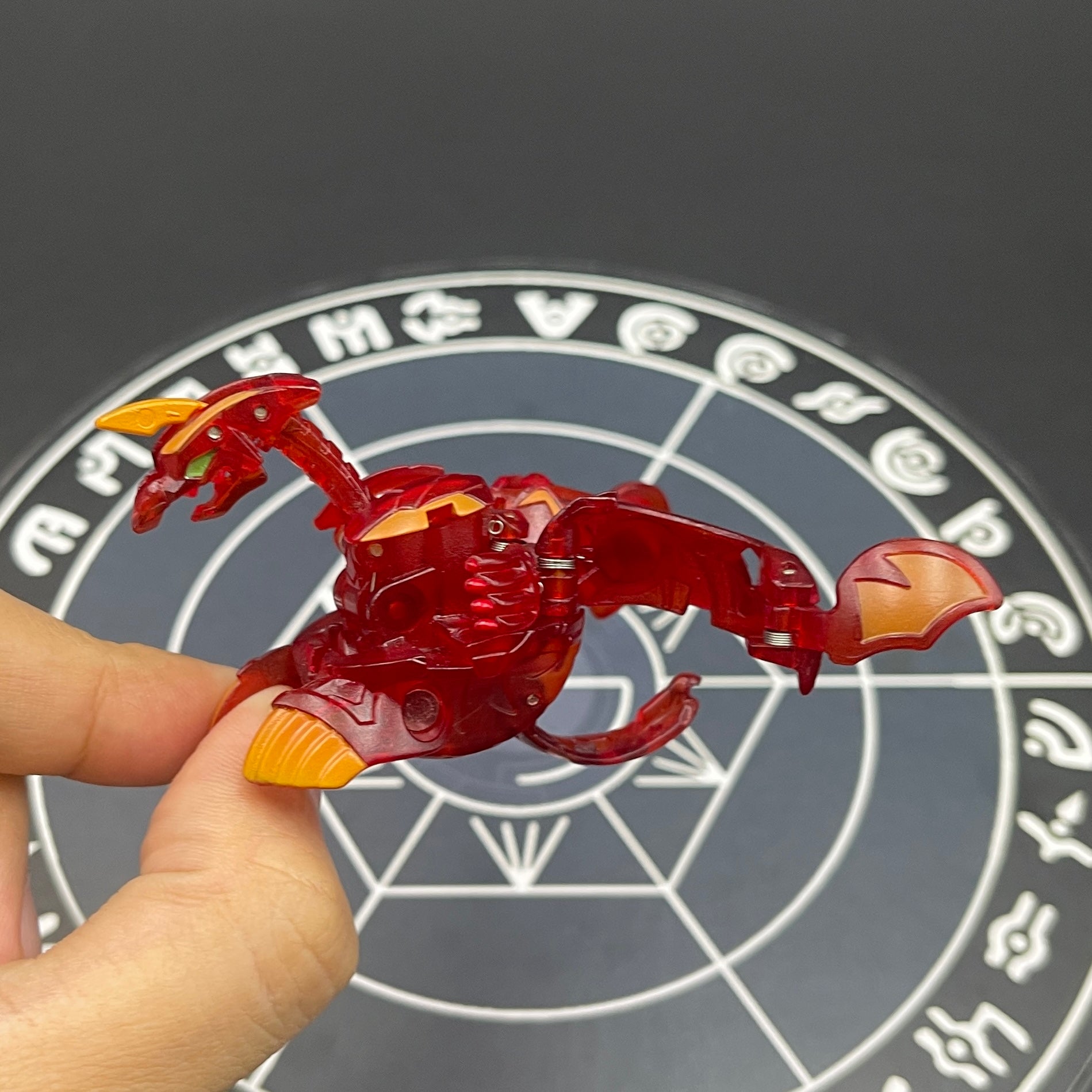 Pyrus Viper Helios B2 Translucent Bakugan New Vestroia