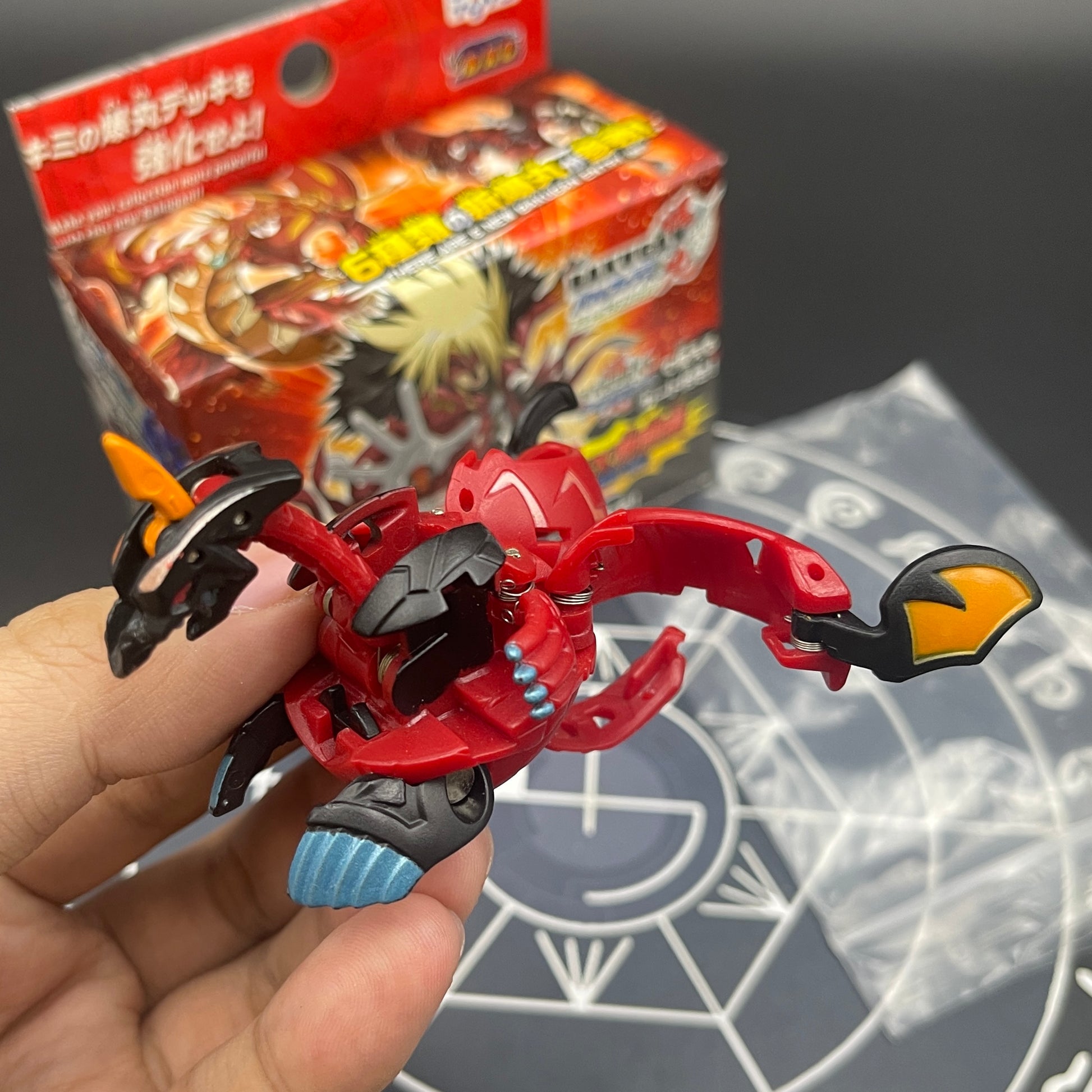 Pyrus Viper Helios B2 With Original Box (Ver.Anime Original Color Authentic) Bakugan New Vestroia