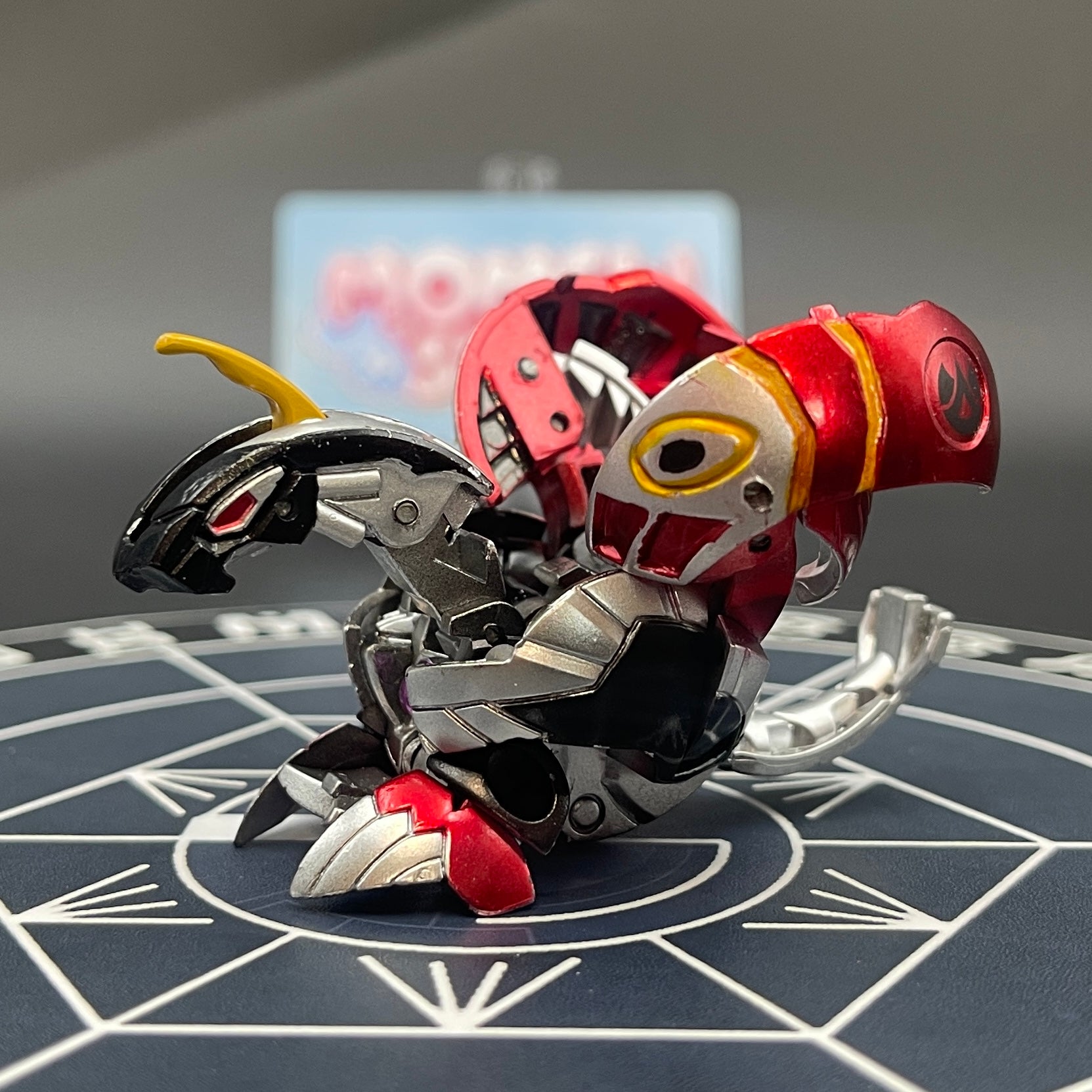 Helios MK2 B2 Pyrus Custom Painted | Bakugan New Vestroia