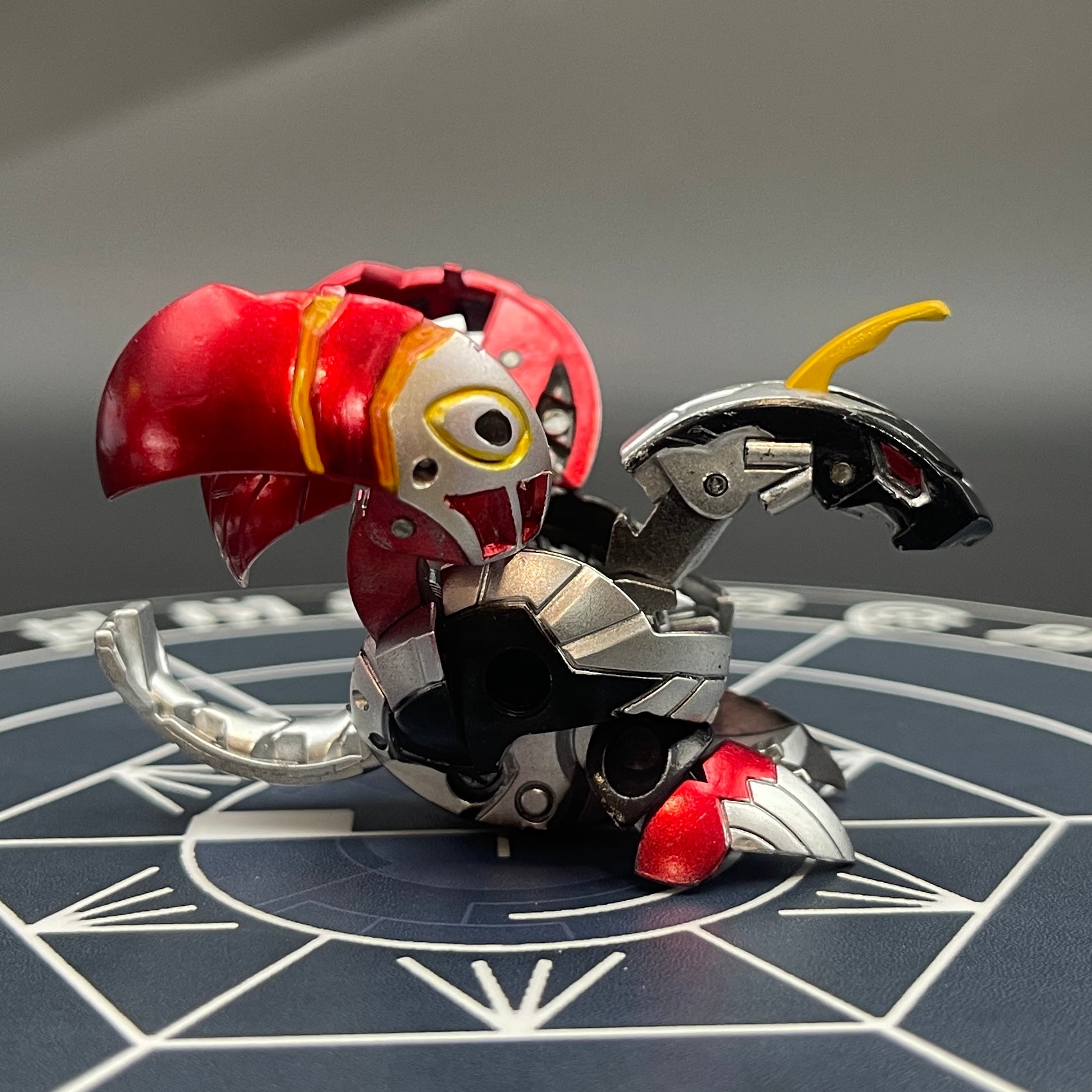 Helios MK2 B2 Pyrus Custom Painted | Bakugan New Vestroia