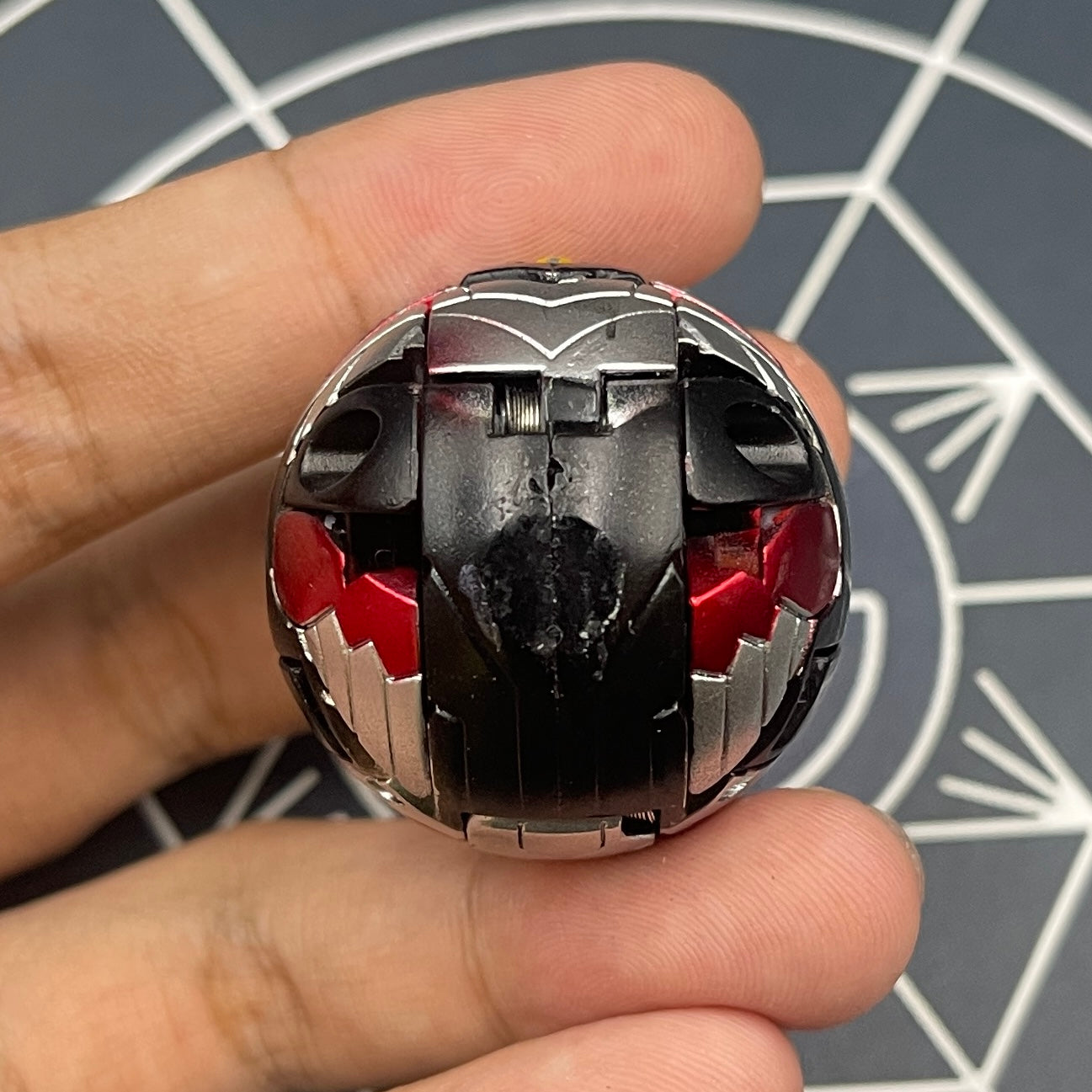 Helios MK2 B2 Pyrus Custom Painted | Bakugan New Vestroia