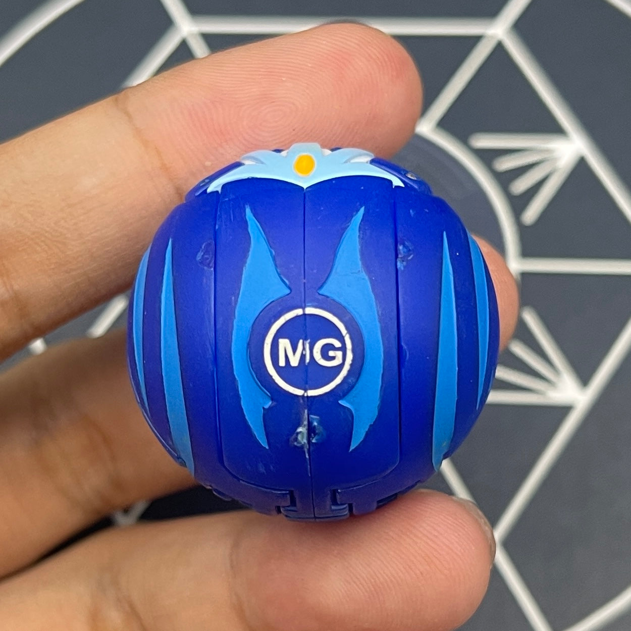 Blast Elico B2 Aquos Custom Painted | Bakugan New Vestroia