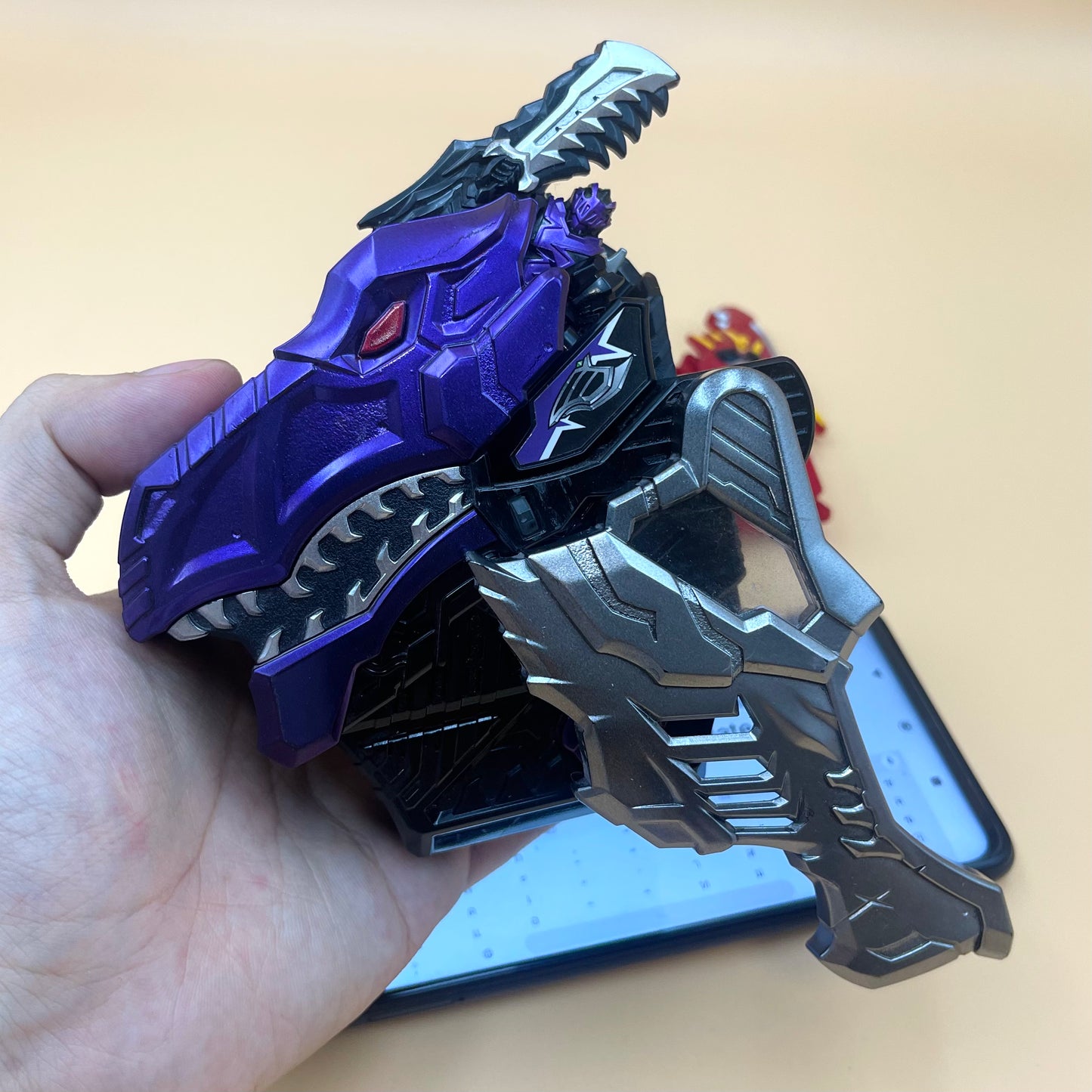 Morpher Power Rangers Dino Fury - Dino Fury Morpher - DX Gaisoul Changer - Dino Fury Morpher Super Sentai Ryusoulger
