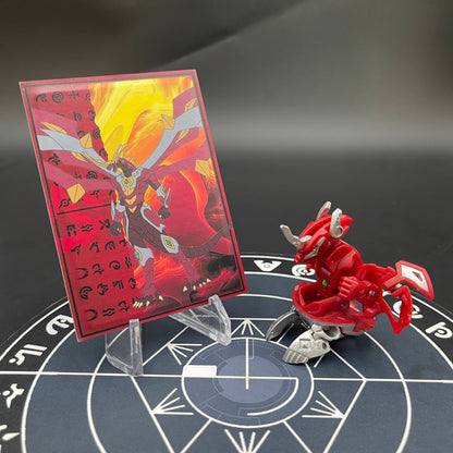 Pyrus Titanium Dragonoid Diecast Metal Bakugan Mechtanium Surge