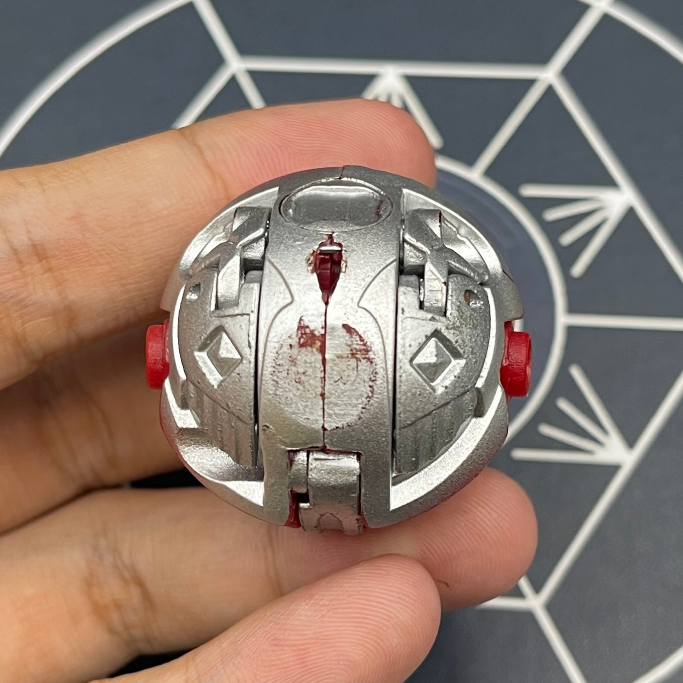 Pyrus Titanium Dragonoid Diecast Metal Bakugan Mechtanium Surge