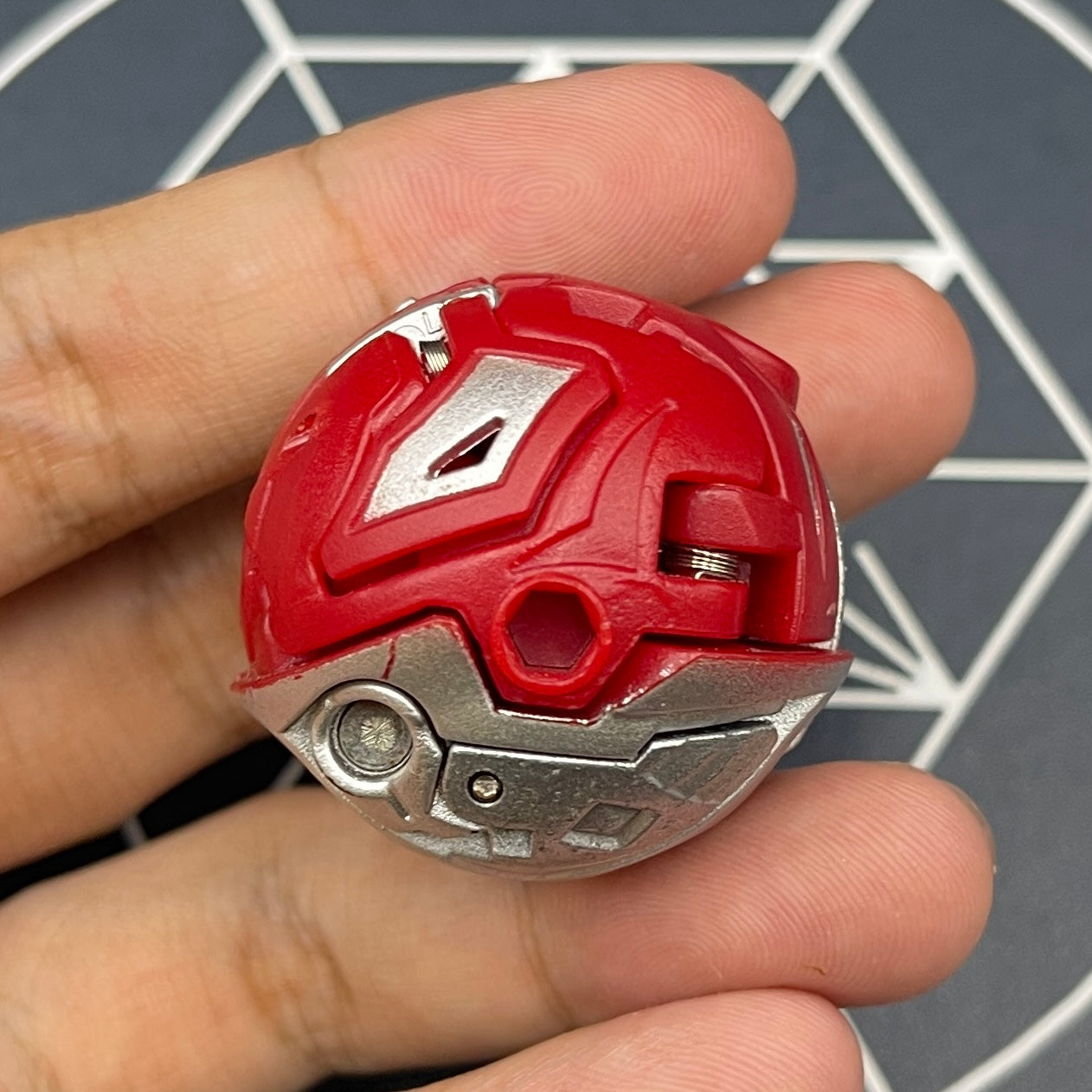 Pyrus Titanium Dragonoid Diecast Metal Bakugan Mechtanium Surge